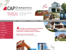Tablet Screenshot of cap-champenois.com
